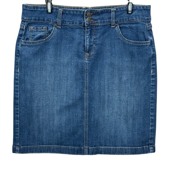 Old Navy Women’s Blue Denim Jean Skirt – Size 10 - Picture 1 of 12